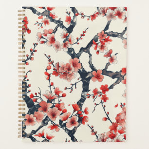 Elegante kersenbloesem naadloos patroon (13) planner