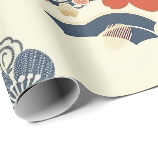 Elegante kersenbloesem naadloos patroon (14) cadeaupapier (Rol Hoek)