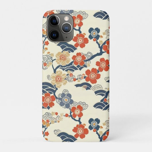 Elegante kersenbloesem naadloos patroon (14) Case-Mate iPhone case (Achterkant)