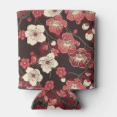 Elegante kersenbloesem naadloos patroon (16) blikjeskoeler (Achterkant)