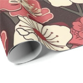 Elegante kersenbloesem naadloos patroon (16) cadeaupapier (Rol Hoek)