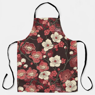 Elegante kersenbloesem naadloos patroon (16) schort