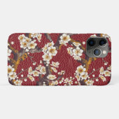 Elegante kersenbloesem naadloos patroon (17) Case-Mate iPhone case (Achterkant (horizontaal))