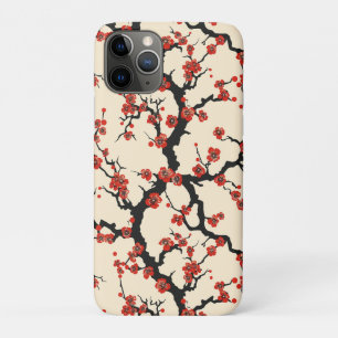 Elegante kersenbloesem naadloos patroon (1) Case-Mate iPhone case