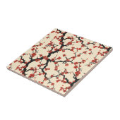 Elegante kersenbloesem naadloos patroon (1) tegeltje (Zijkant)