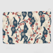 Elegante kersenbloesem naadloos patroon (2) golfhanddoek (Horizontaal)