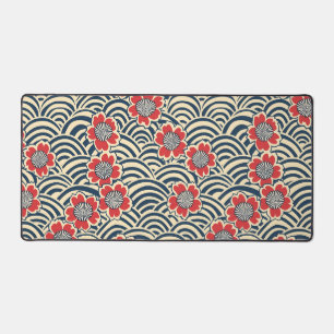 Elegante kersenbloesem naadloos patroon (8) bureaumat