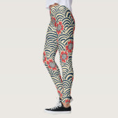 Elegante kersenbloesem naadloos patroon (8) leggings (Links)