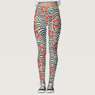 Elegante kersenbloesem naadloos patroon (8) leggings
