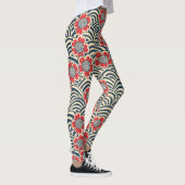 Elegante kersenbloesem naadloos patroon (8) leggings (Rechts)