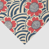 Elegante kersenbloesem naadloos patroon (8) tissuepapier (Detail)