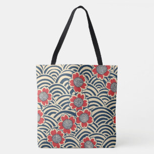 Elegante kersenbloesem naadloos patroon (8) tote bag