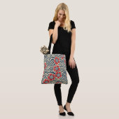 Elegante kersenbloesem naadloos patroon (8) tote bag (Op model)
