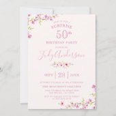 Elegante kersenbloesem | Verrassingsverjaardagsfee Kaart (Voorkant)