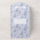 Elegante kerst 3 foto wenskaart QR kerstkaart All In One Uitnodiging (Buitenkant)