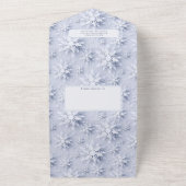 Elegante kerst 4 foto begroeting vakantie Kaart (Buitenkant)