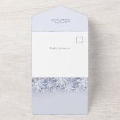 Elegante kerst 4 foto begroeting vakantie Kaart (Buitenkant)