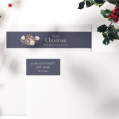 Elegante Kerst Adres Label Sticker