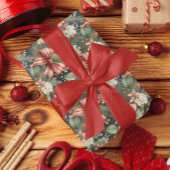 Elegante kerst Cheer Candy Canes Bow Cadeaupapier