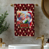 Elegante Kerst De heer en mevrouw Claus Badhanddoe Bad Handdoek