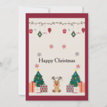 Elegante kerst- en nieuwjaarskaart