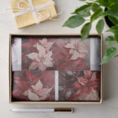 Elegante Kerst Florale Collage voor Decoupage Tissuepapier (Geschenk)
