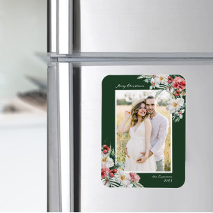 Elegante Kerst Foto Magneet