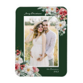 Elegante Kerst Foto Magneet (Verticaal)