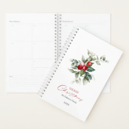 Elegante kerst Holly Planner