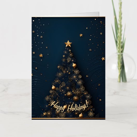 Elegante Kerst Kaart Series (Voorkant)