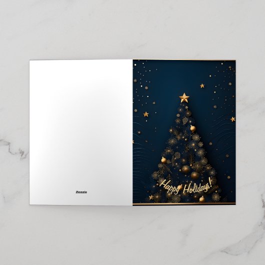 Elegante Kerst Kaart Series (Buiten Laag)