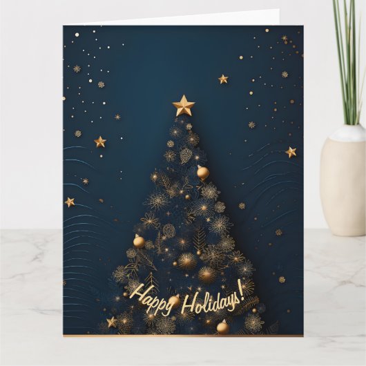 Elegante Kerst Kaart Series (Voorkant)