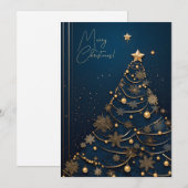 Elegante Kerst Kaart Series (Voorkant / Achterkant)