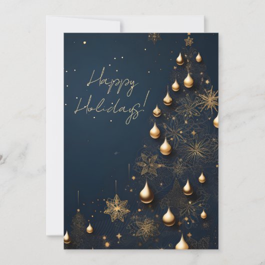 Elegante Kerst Kaart Series (Voorkant)