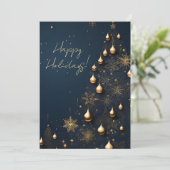 Elegante Kerst Kaart Series (Staand voorkant)