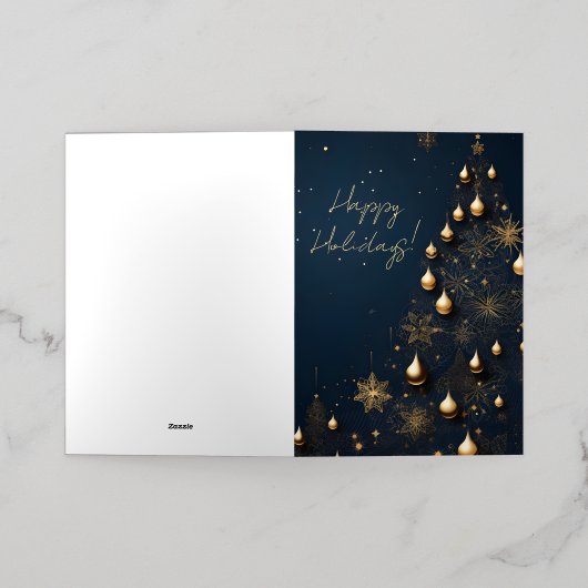 Elegante Kerst Kaart Series (Buiten Laag)