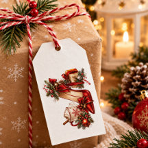 Elegante Kerst Kousenband Cadeaublaadjes – Feestel