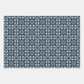 Elegante Kerst Mandala Patroon  Ornament Inpakpapier Vel (Voorkant 3)