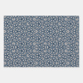 Elegante Kerst Mandala Patroon  Ornament Inpakpapier Vel (Voorkant 2)