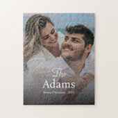 Elegante kerst | Modern trendy leuk paar Legpuzzel (Verticaal)