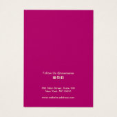 Elegante kerst oorbel display Kaart (Achterkant)