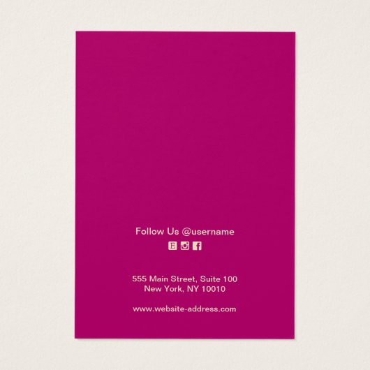 Elegante kerst oorbel display Kaart (Achterkant)