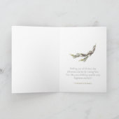 Elegante kerst ornament Kaart (Binnen)