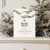 Elegante kerst ornament Kaart
