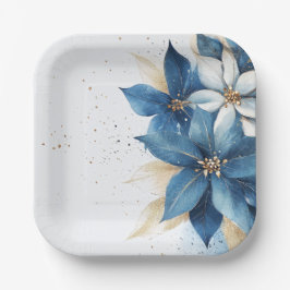 Elegante kerst papieren borden bordje