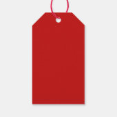Elegante Kerst Persoonlijke Foto Cadeaulabel (Achterkant)