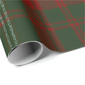 Elegante Kerst Plaid Cadeaupapier (Rol Hoek)