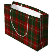Elegante Kerst Plaid Groot Cadeauzakje (Achterkant Gekanteld)