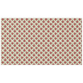 Elegante Kerst Poinsettia Bloemen Tafelkleed (Voorkant (Horizontaal))