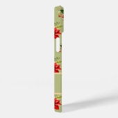 Elegante kerst poinsettia botanische bloem Case-Mate iPhone case (Achterkant / Rechts)